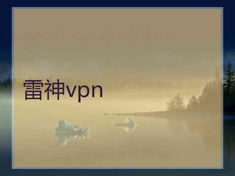 雷神vpn