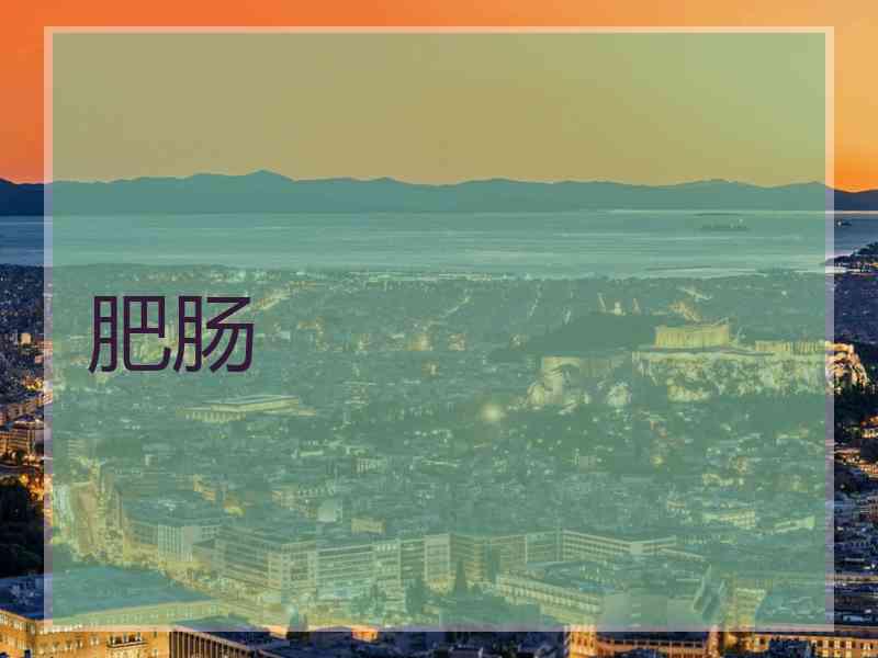 肥肠