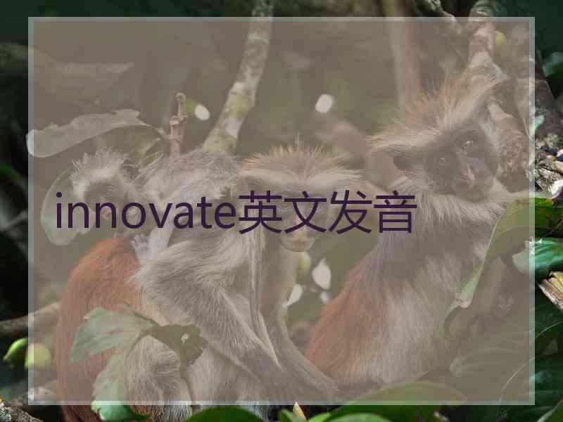 innovate英文发音