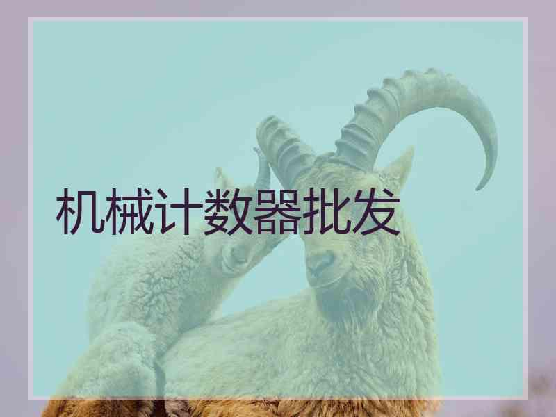 机械计数器批发