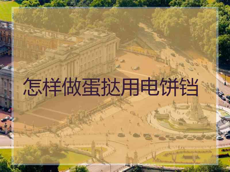怎样做蛋挞用电饼铛