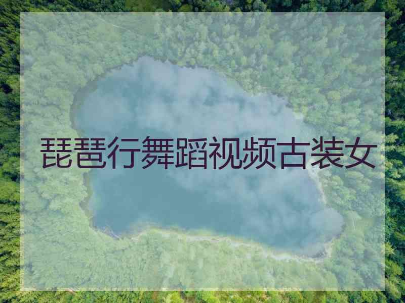 琵琶行舞蹈视频古装女