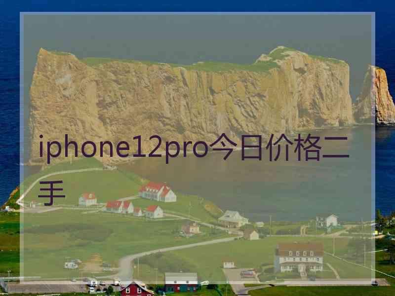iphone12pro今日价格二手