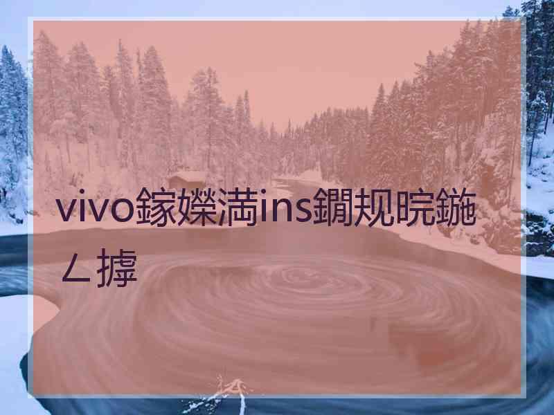 vivo鎵嬫満ins鐗规晥鍦ㄥ摢