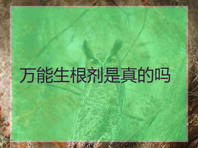 万能生根剂是真的吗