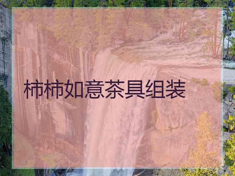 柿柿如意茶具组装