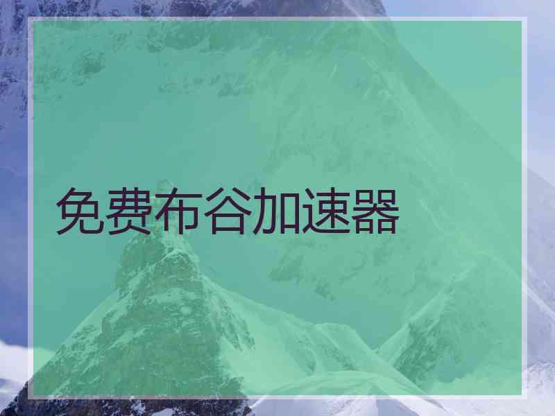 免费布谷加速器