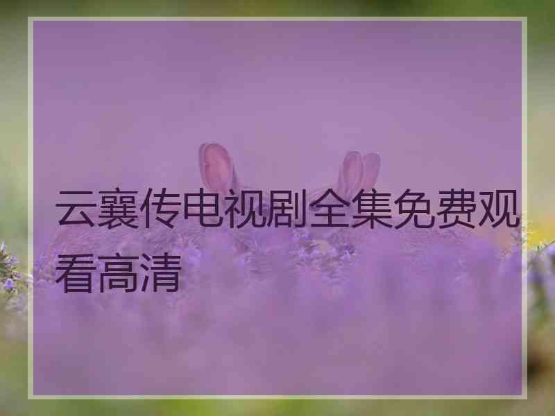 云襄传电视剧全集免费观看高清