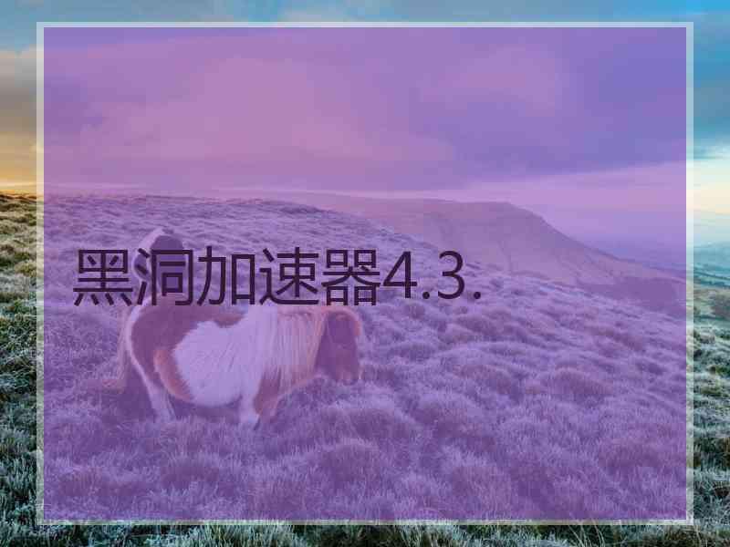 黑洞加速器4.3.