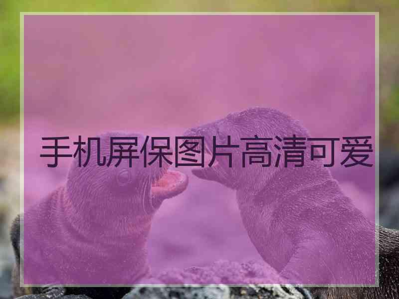 手机屏保图片高清可爱