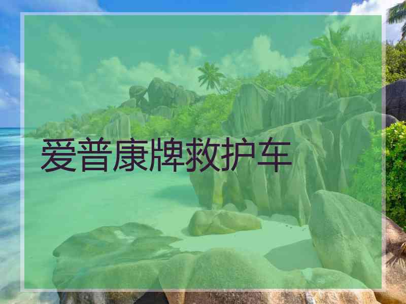 爱普康牌救护车