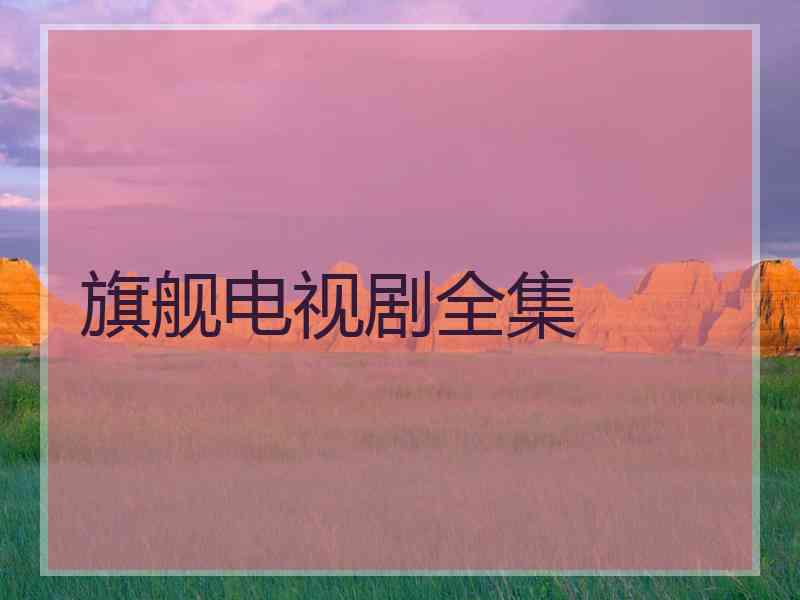 旗舰电视剧全集
