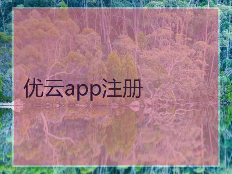 优云app注册