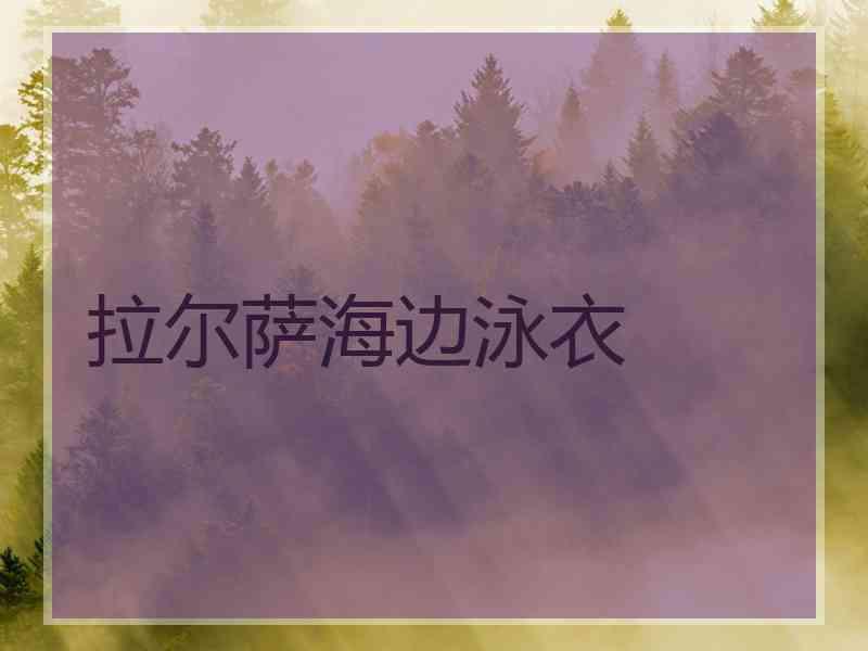 拉尔萨海边泳衣