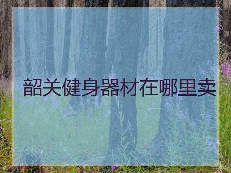 韶关健身器材在哪里卖