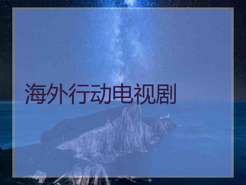 海外行动电视剧