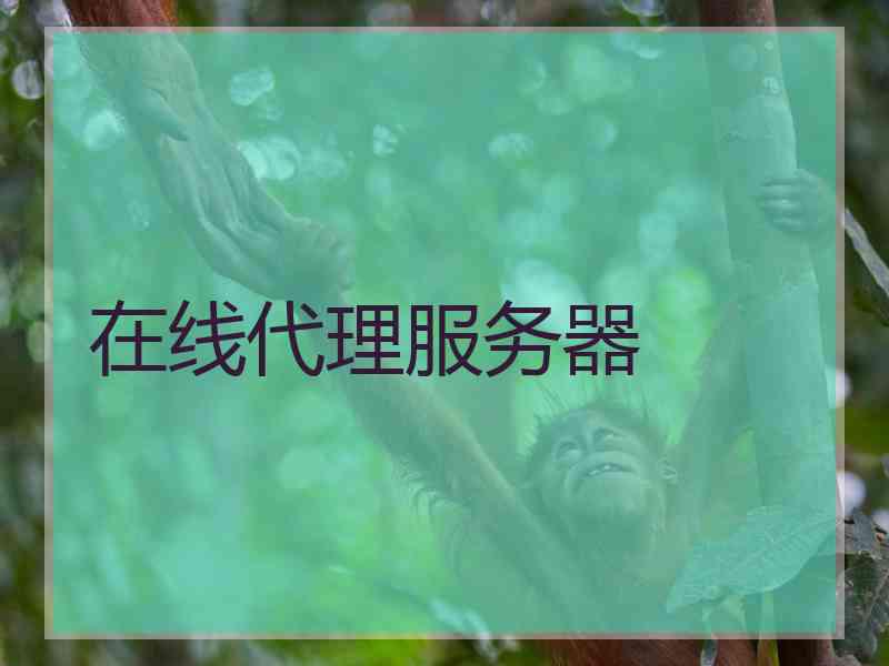 在线代理服务器