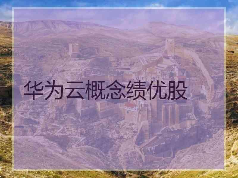 华为云概念绩优股