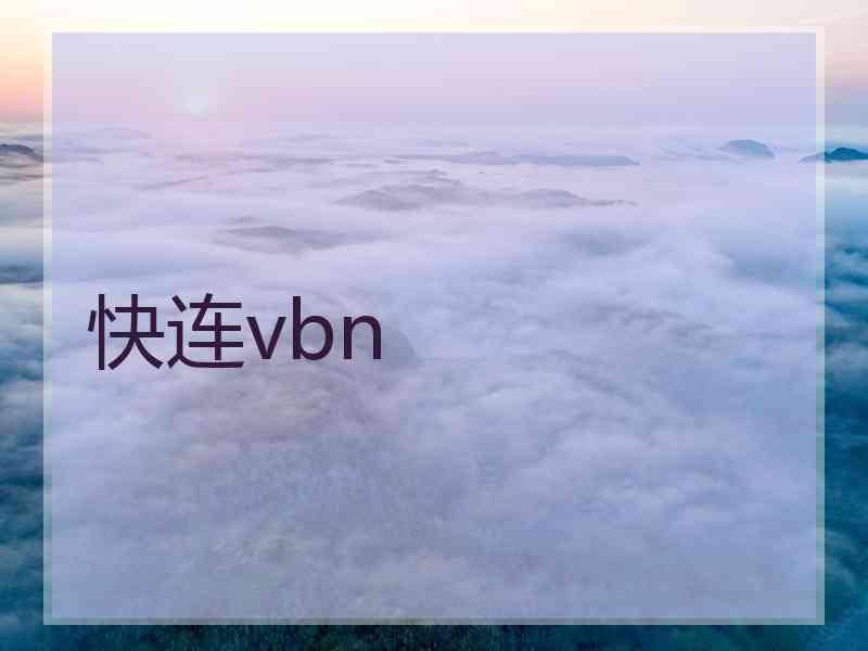 快连vbn