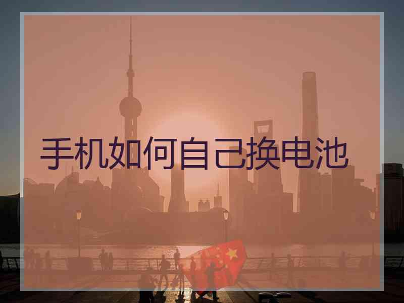 手机如何自己换电池