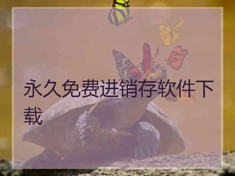 永久免费进销存软件下载