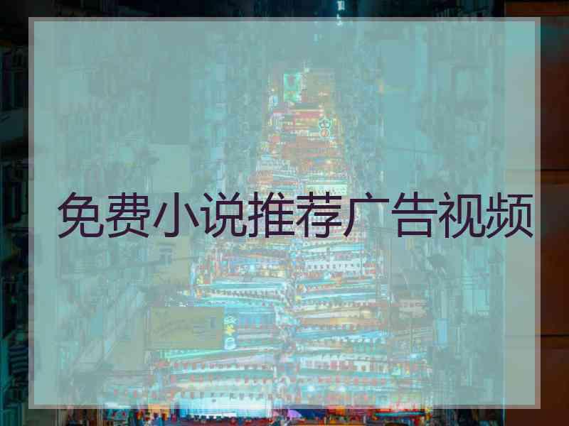 免费小说推荐广告视频