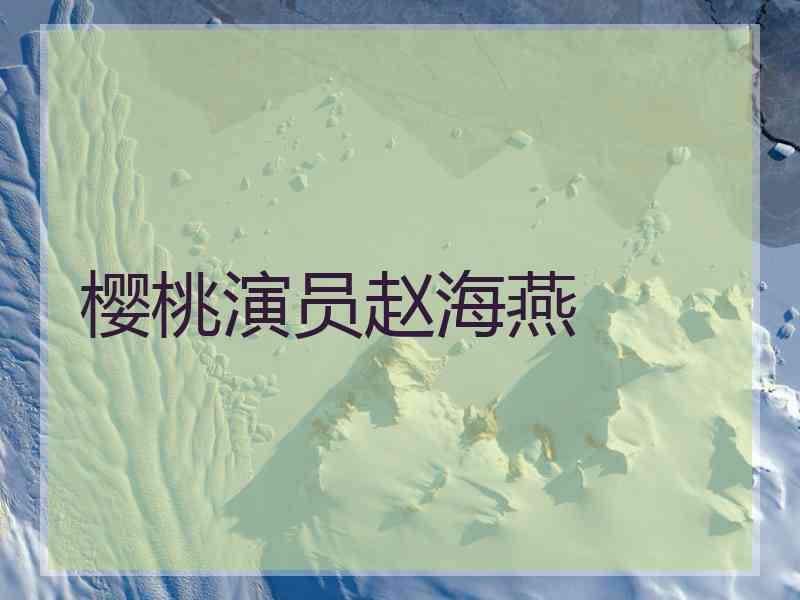 樱桃演员赵海燕