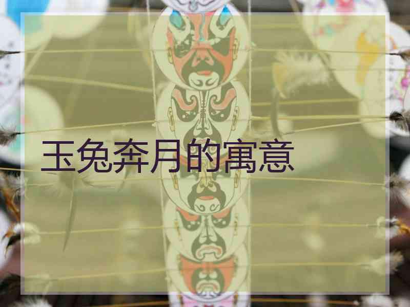 玉兔奔月的寓意