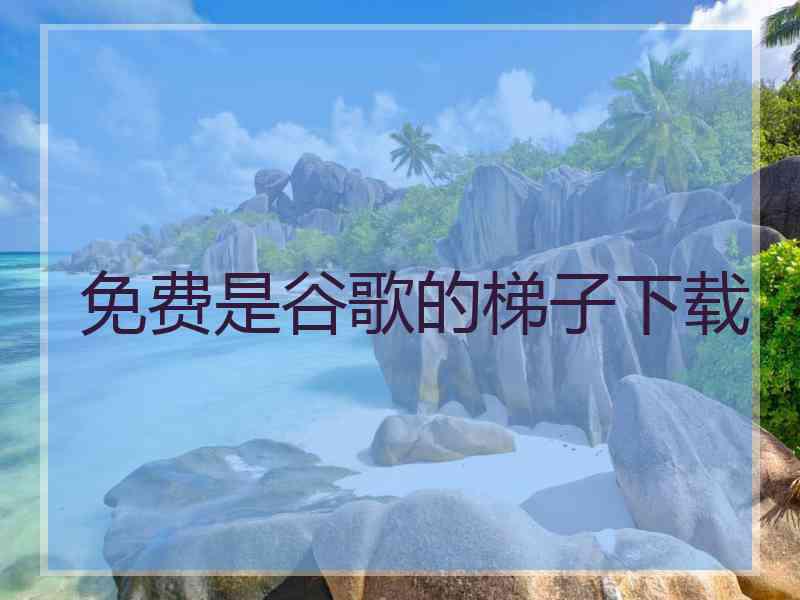 免费是谷歌的梯子下载