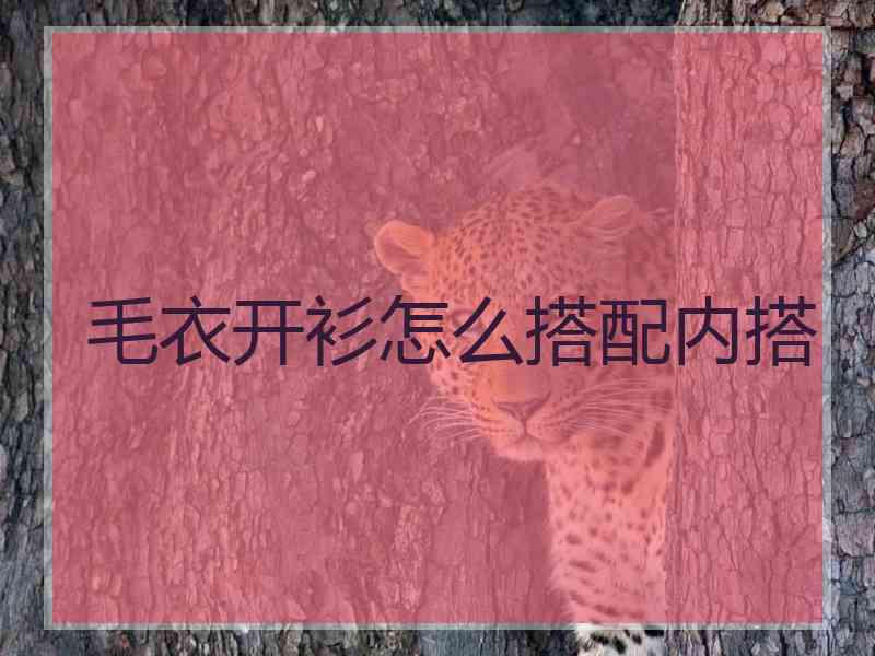 毛衣开衫怎么搭配内搭