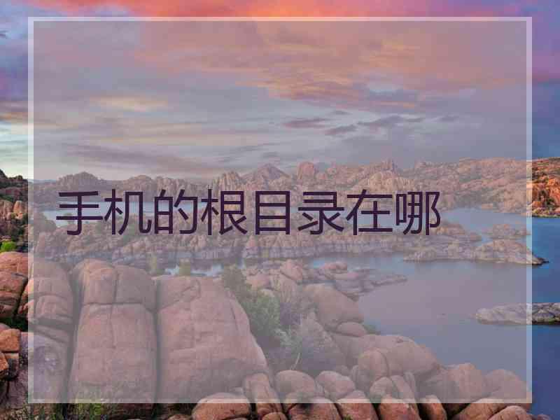 手机的根目录在哪